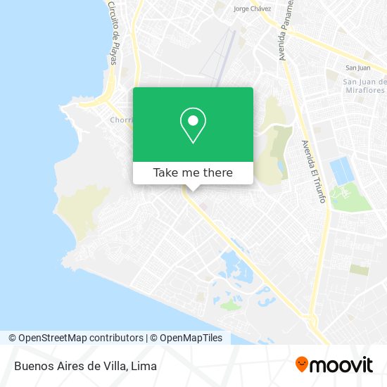 Buenos Aires de Villa map