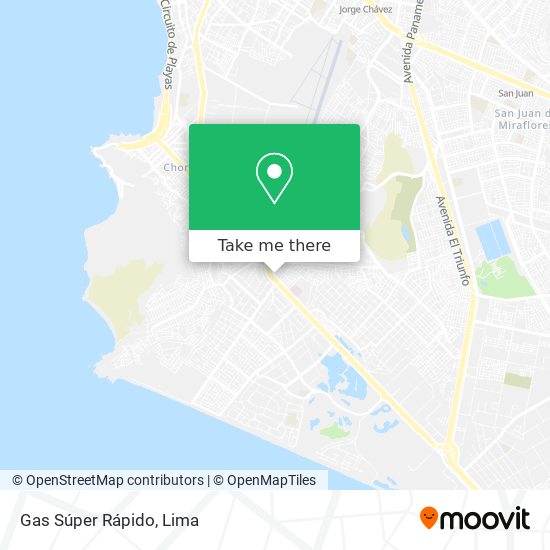 Gas Súper Rápido map