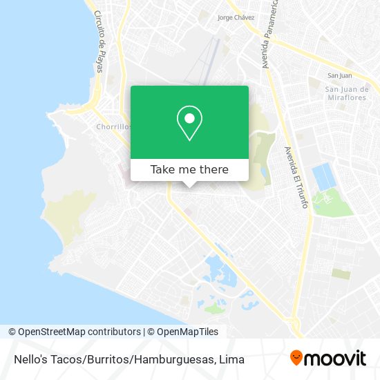 Nello's Tacos / Burritos / Hamburguesas map