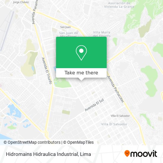 Hidromains Hidraulica Industrial map