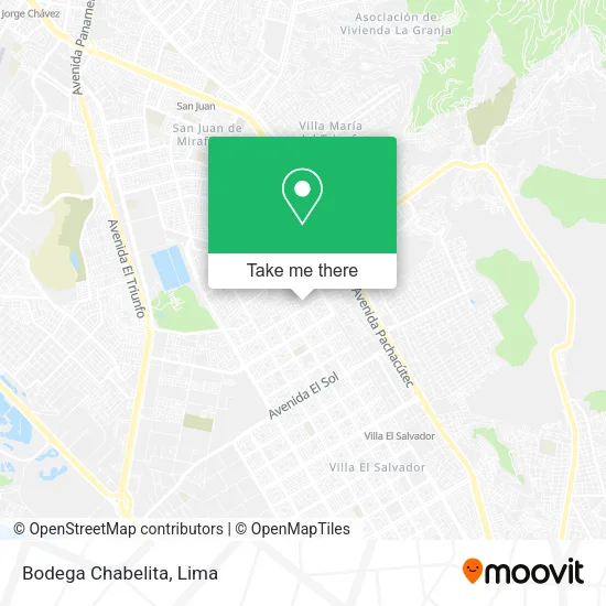 Bodega Chabelita map
