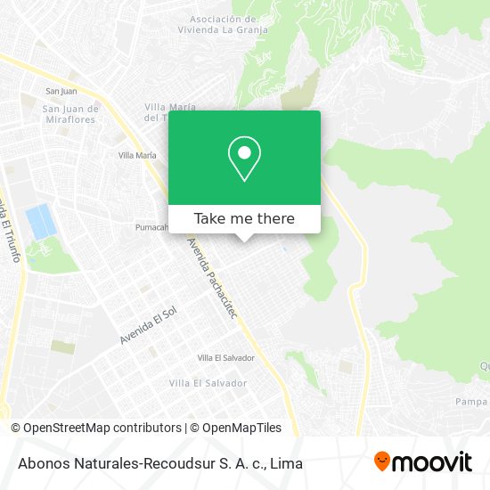 Abonos Naturales-Recoudsur S. A. c. map