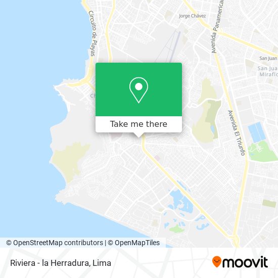 Mapa de Riviera - la Herradura