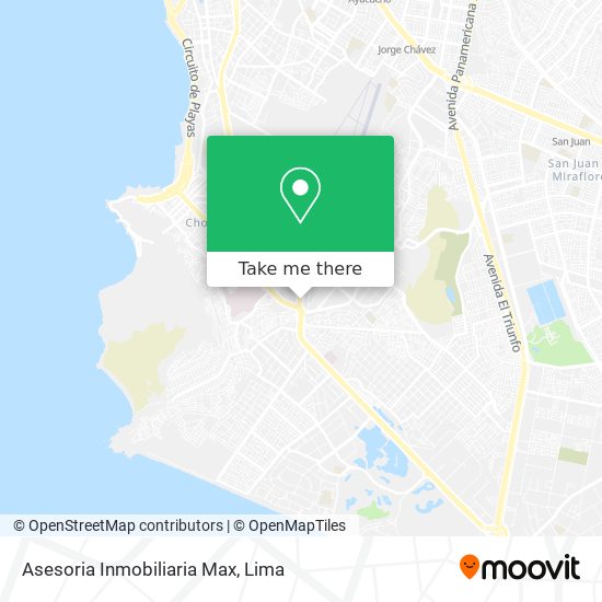 Asesoria Inmobiliaria Max map