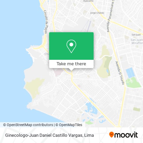 Ginecologo-Juan Daniel Castillo Vargas map