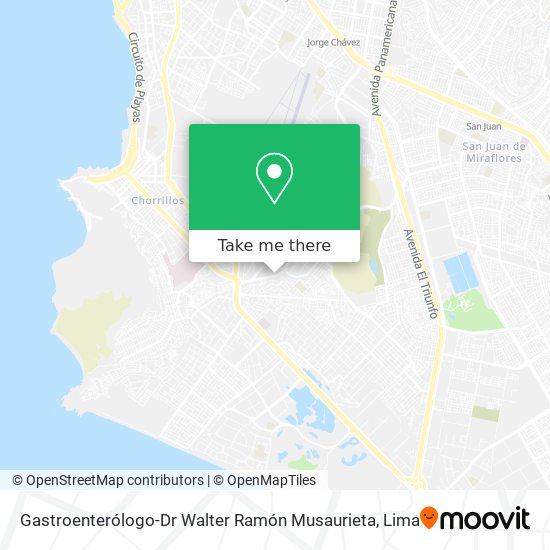 Gastroenterólogo-Dr Walter Ramón Musaurieta map