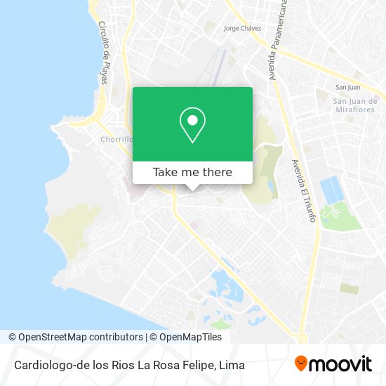 Cardiologo-de los Rios La Rosa Felipe map