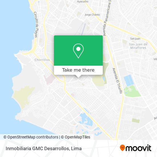 Inmobiliaria GMC Desarrollos map
