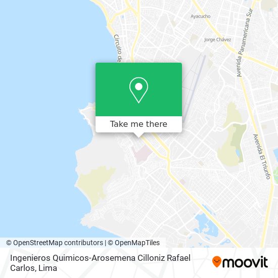 Ingenieros Quimicos-Arosemena Cilloniz Rafael Carlos map