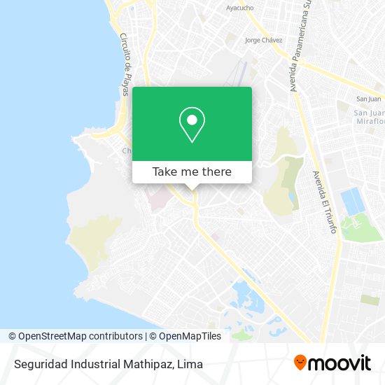 Seguridad Industrial Mathipaz map
