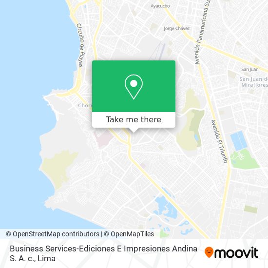 Business Services-Ediciones E Impresiones Andina S. A. c. map