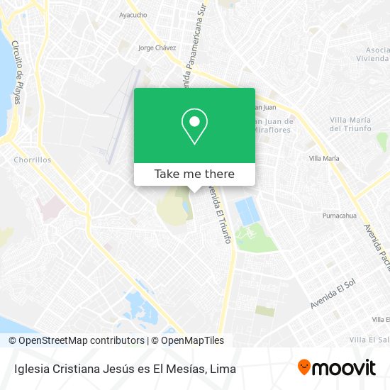 Iglesia Cristiana Jesús es El Mesías map