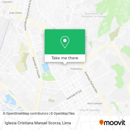 Iglesia Cristiana Manuel Scorza map