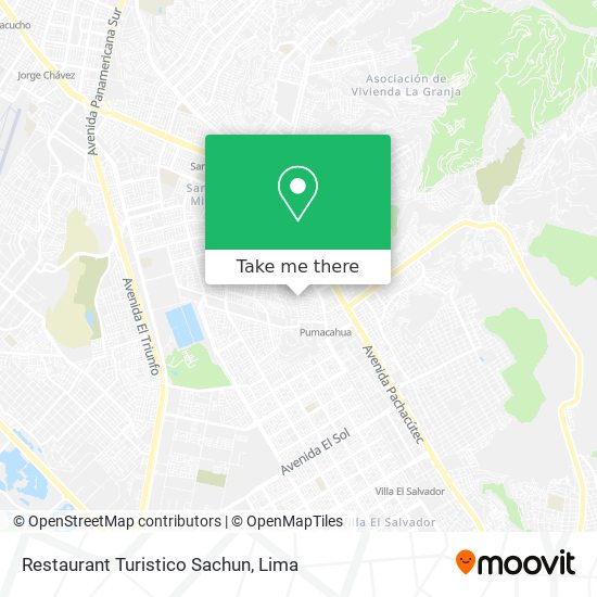 Restaurant Turistico Sachun map