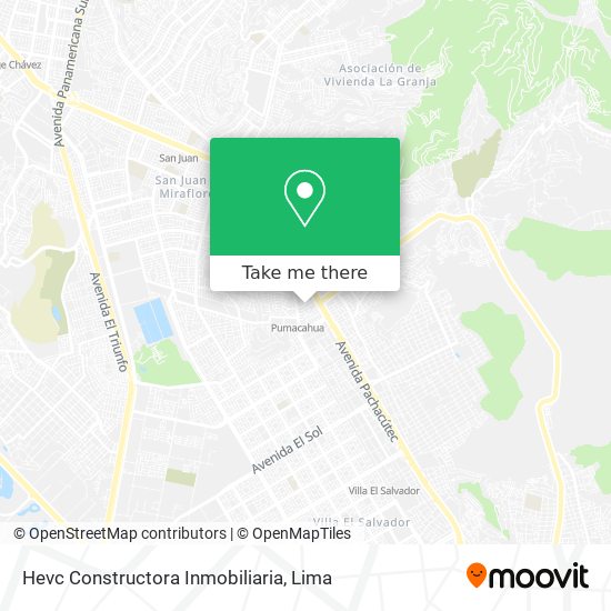 Mapa de Hevc Constructora Inmobiliaria