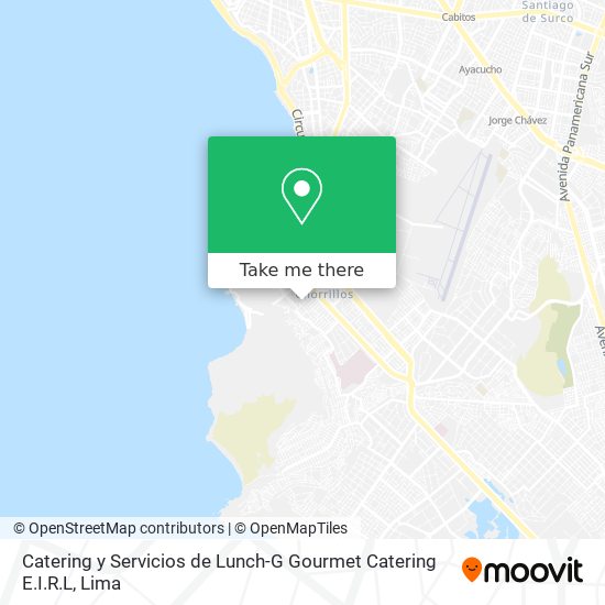 Catering y Servicios de Lunch-G Gourmet Catering E.I.R.L map