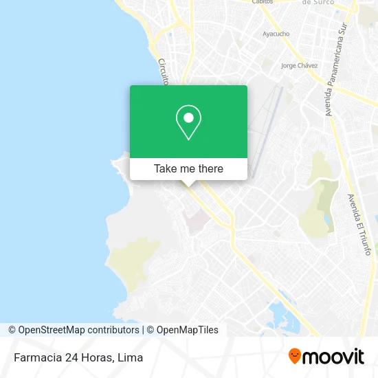 Mapa de Farmacia 24 Horas