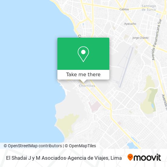 El Shadai J y M Asociados-Agencia de Viajes map