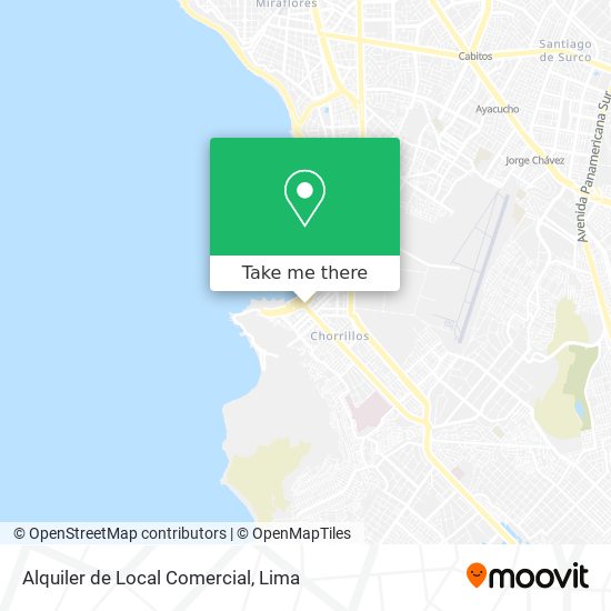 Mapa de Alquiler de Local Comercial