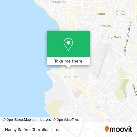 Mapa de Nancy Salón - Chorrillos