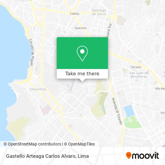 Gastello Arteaga Carlos Alvaro map