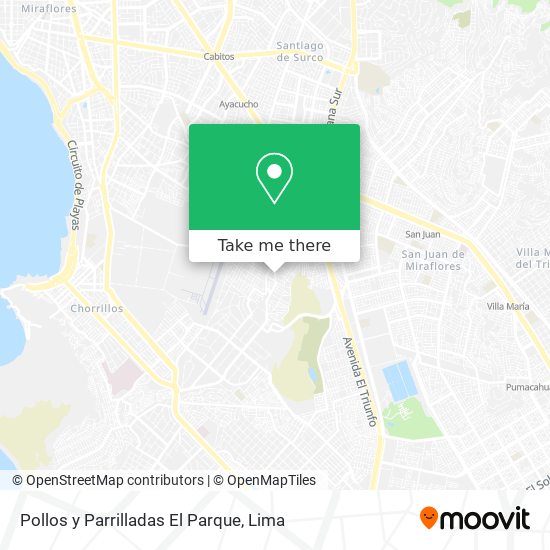 Pollos y Parrilladas El Parque map