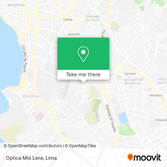 Optica Mio Lens map