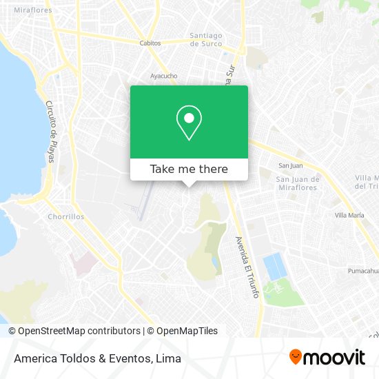 America Toldos & Eventos map