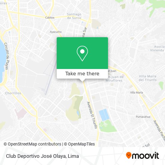 Club Deportivo José Olaya map