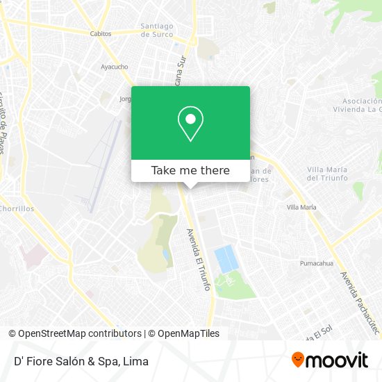Mapa de D' Fiore Salón & Spa