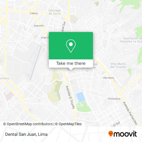 Dental San Juan map