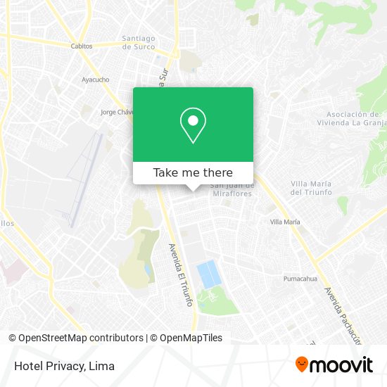 Hotel Privacy map