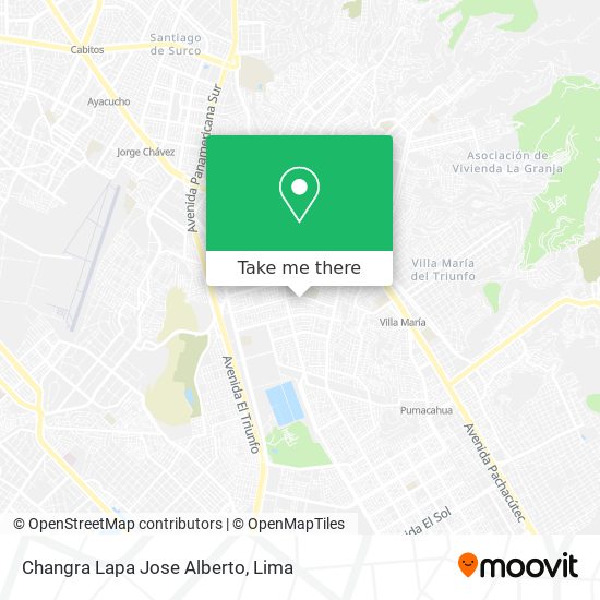 Changra Lapa Jose Alberto map