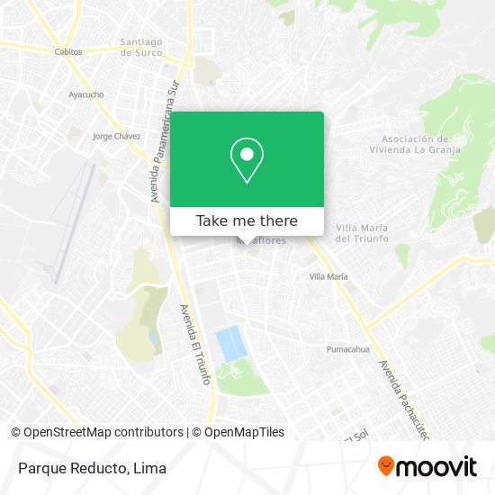 Parque Reducto map