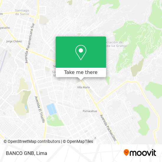 BANCO GNB map