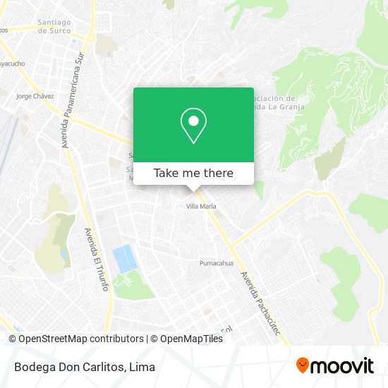 Bodega Don Carlitos map