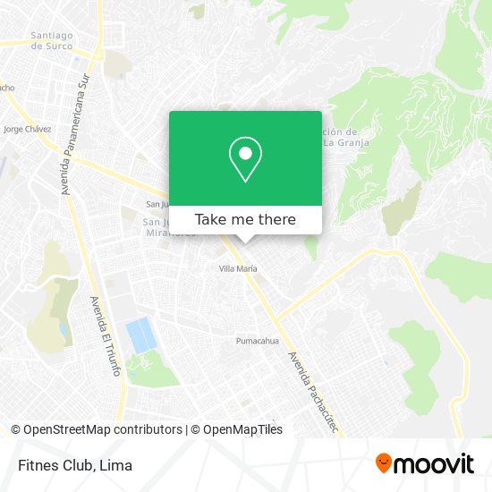 Mapa de Fitnes Club