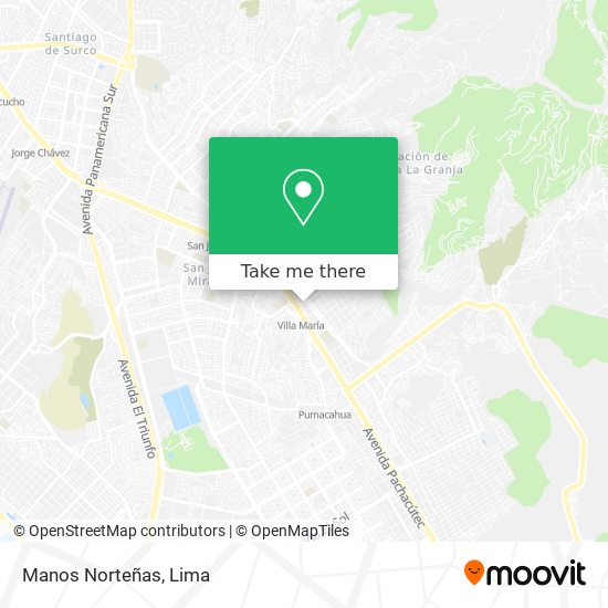 Manos Norteñas map