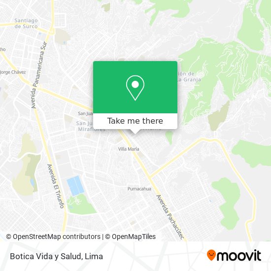 Botica Vida y Salud map