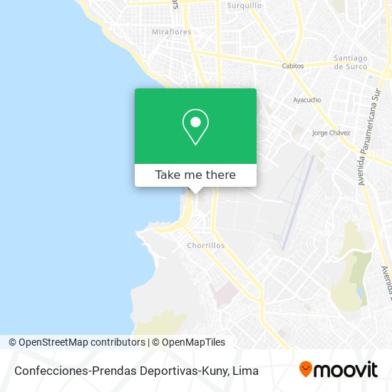 Mapa de Confecciones-Prendas Deportivas-Kuny