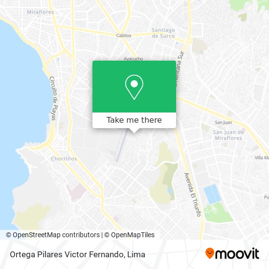 Ortega Pilares Victor Fernando map