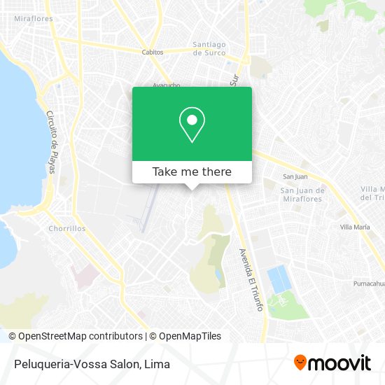 Peluqueria-Vossa Salon map
