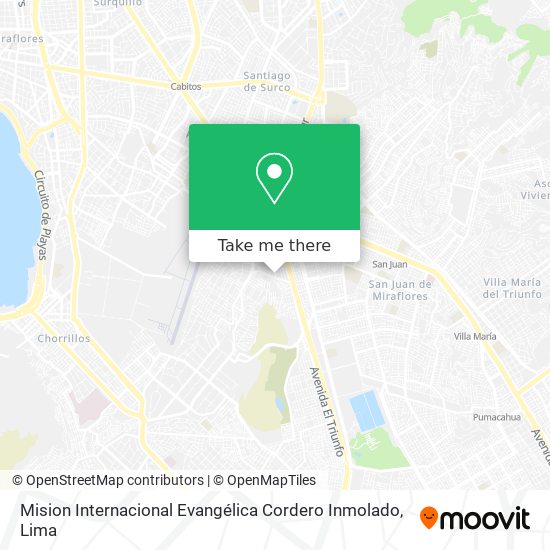 Mision Internacional Evangélica Cordero Inmolado map