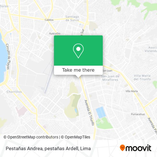 Pestañas Andrea, pestañas Ardell map