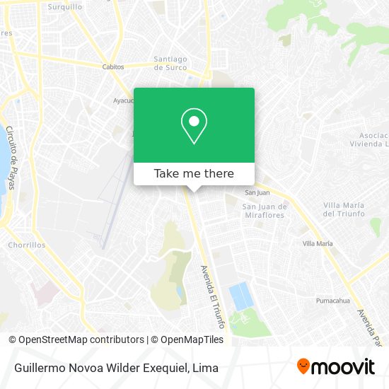 Mapa de Guillermo Novoa Wilder Exequiel