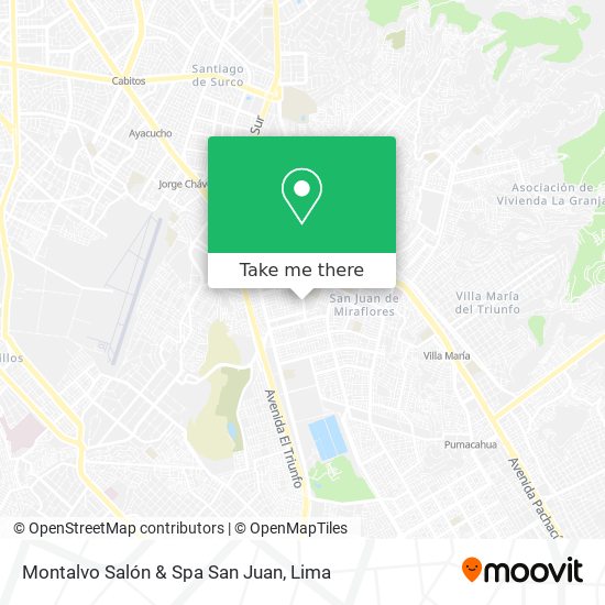 Mapa de Montalvo Salón & Spa San Juan