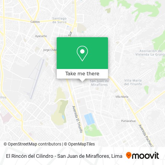 El Rincón del Cilindro - San Juan de Miraflores map