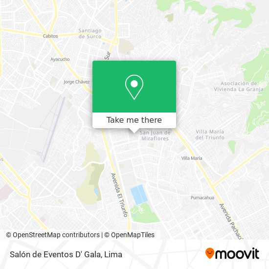 Salón de Eventos D' Gala map