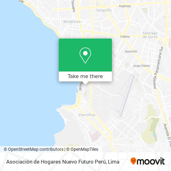 Asociación de Hogares Nuevo Futuro Perú map