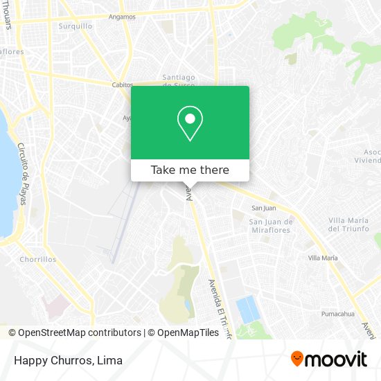 Happy Churros map